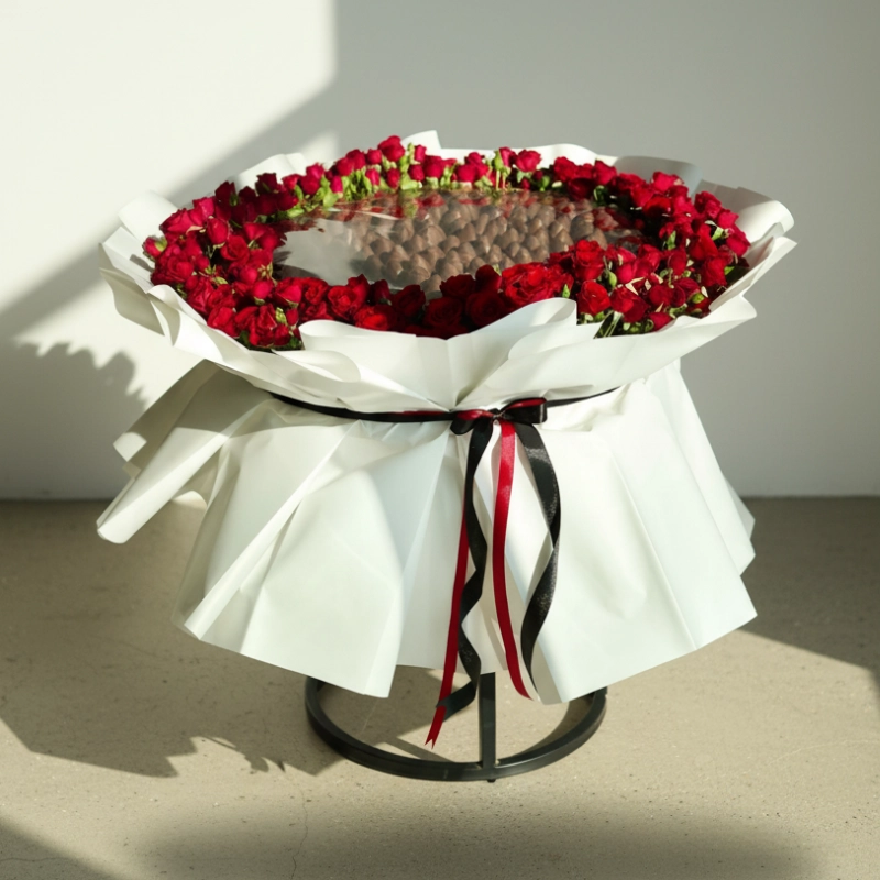 One Love Bouquet of 170 Roses and Chocolates